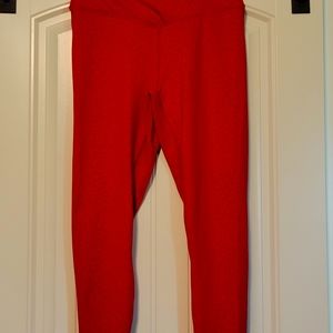 Zyia Red leopard leggings